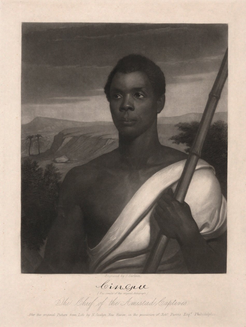 Cingue, sjef for Amistad-fangene av John Sartain