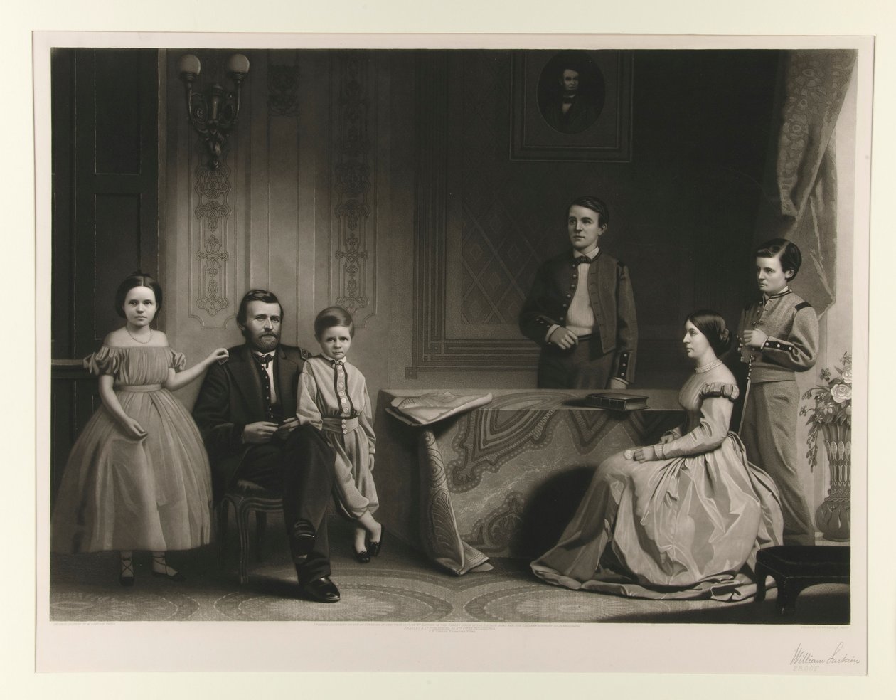 Grant og hans familie av John Sartain