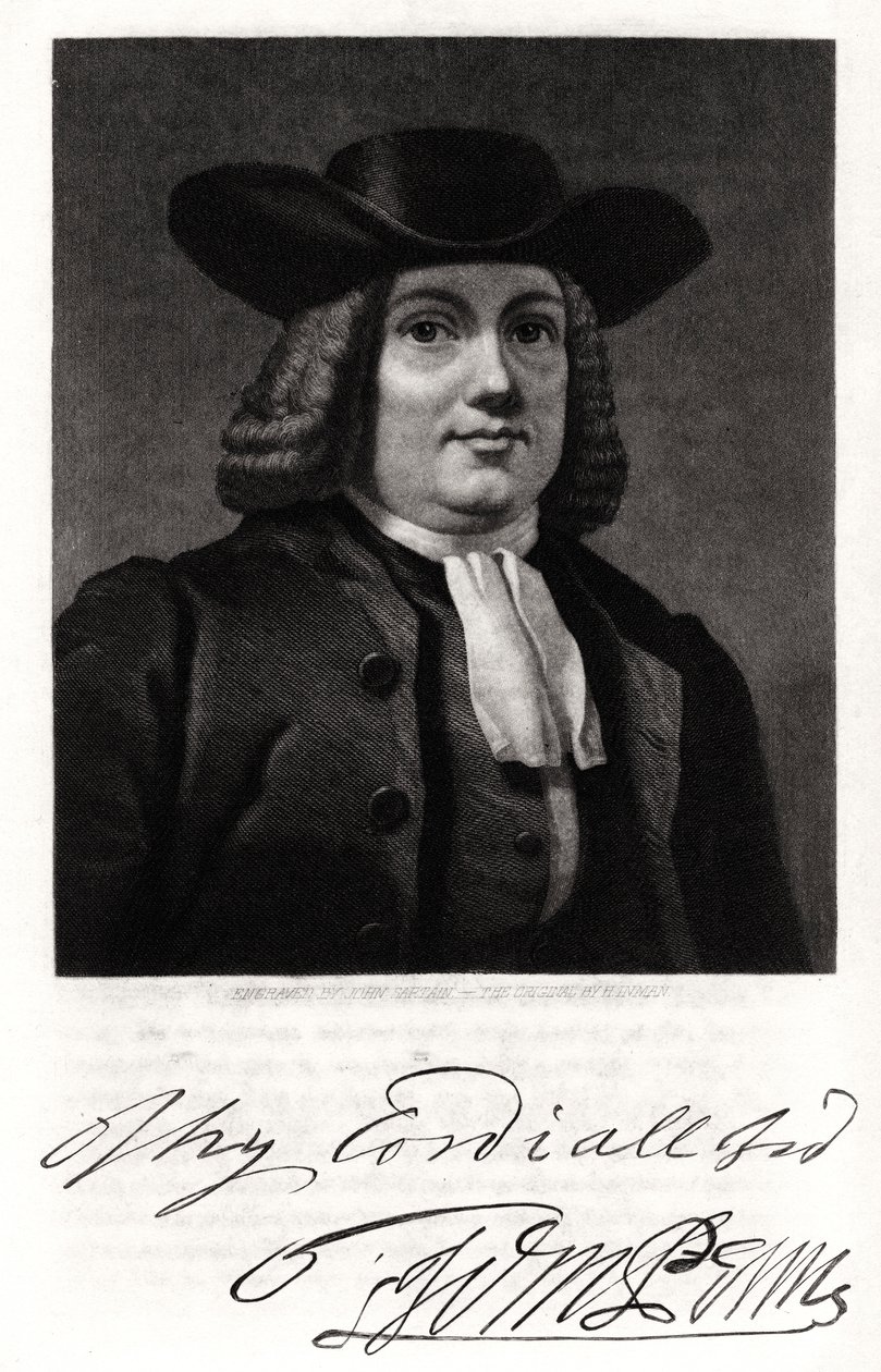 William Penn, 1800-tallet. av John Sartain