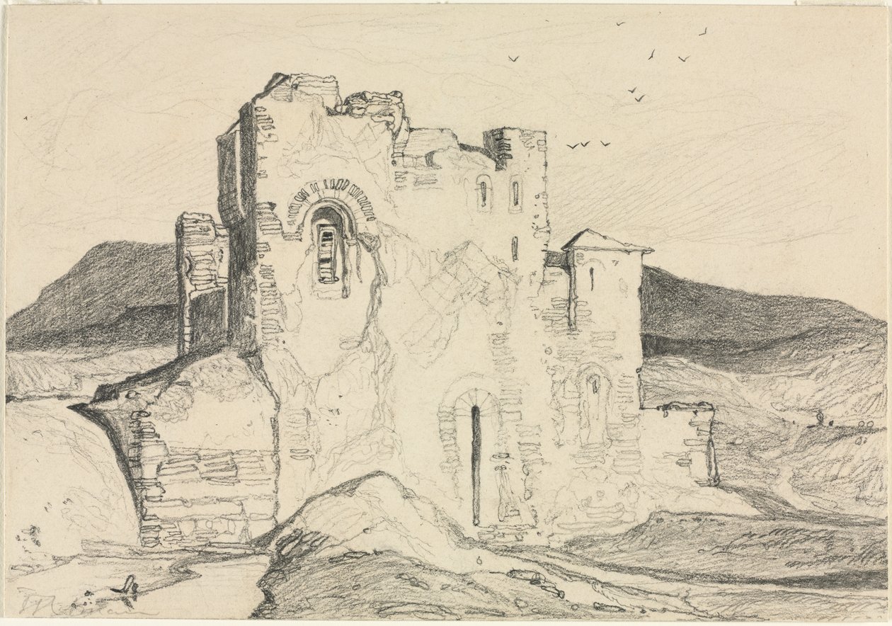 Et slott i Normandie av John Sell Cotman