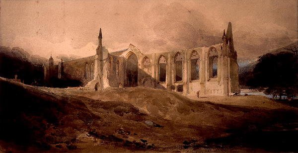 Bolton Abbey (akvarell på papir) av John Sell Cotman