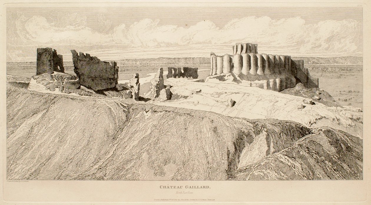 Château Gaillard (sett fra nordøst) av John Sell Cotman