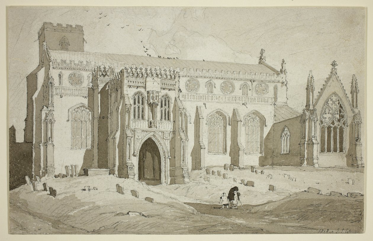 Cley Church, Norfolk av John Sell Cotman