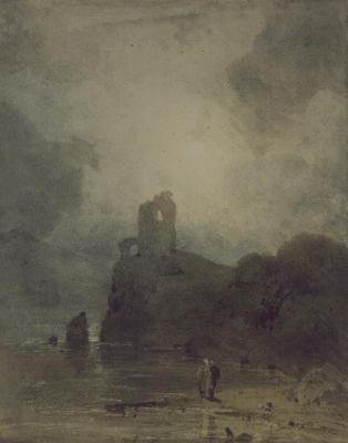 Dolbadarn slott av John Sell Cotman