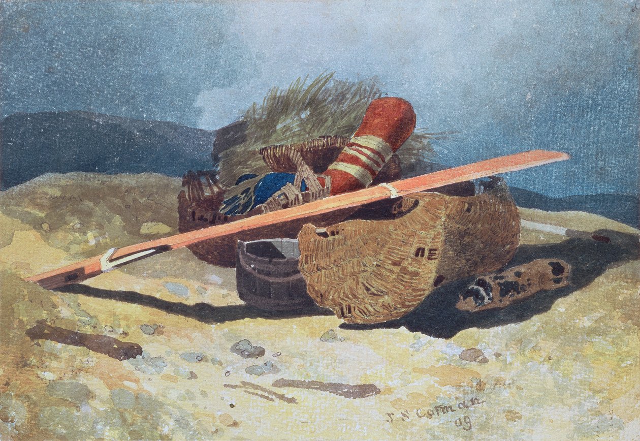 Fish Swills and Rudder, 1809 (blyant, wc på papir) av John Sell Cotman