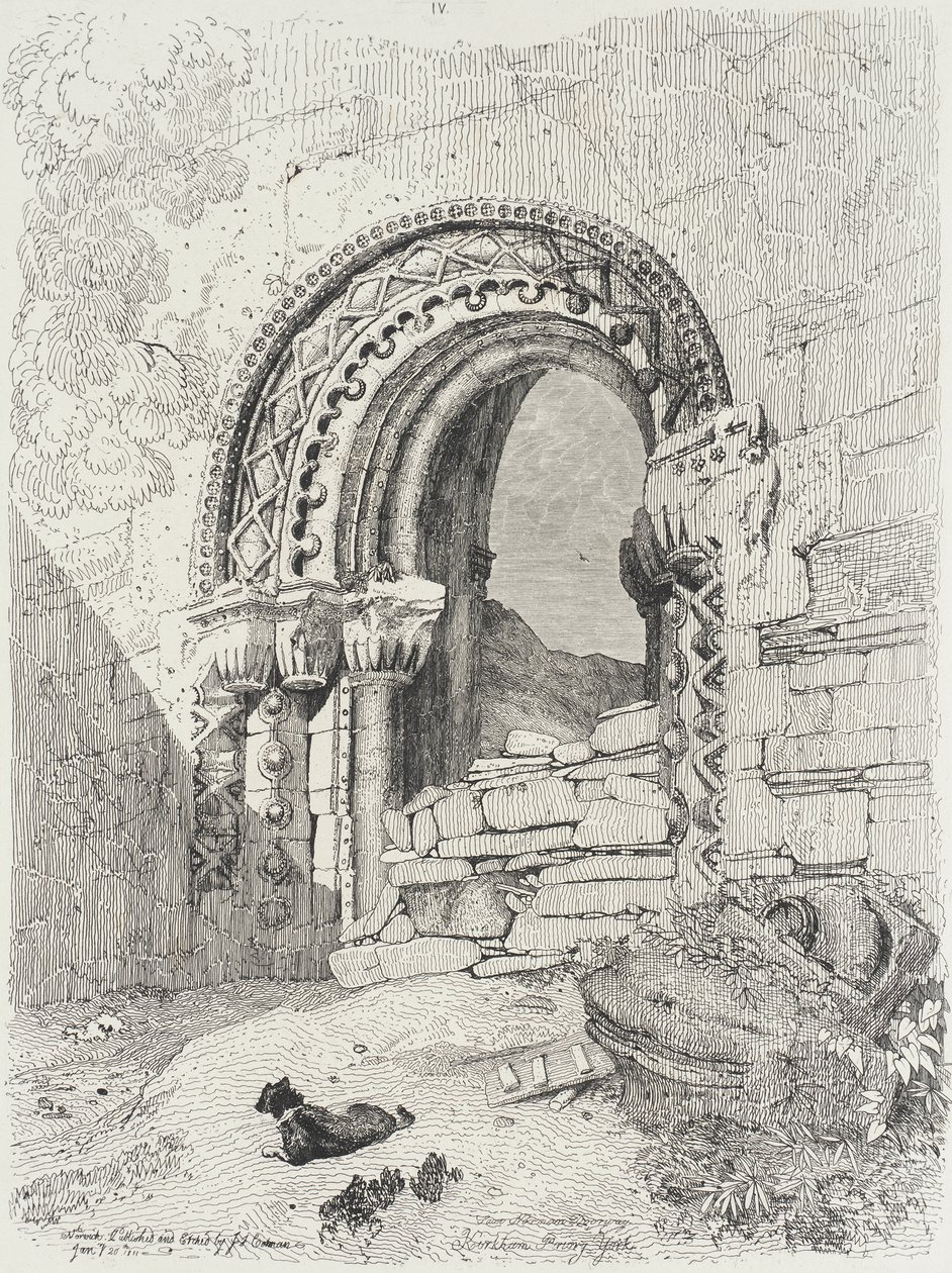 Kirkham Priory, York av John Sell Cotman