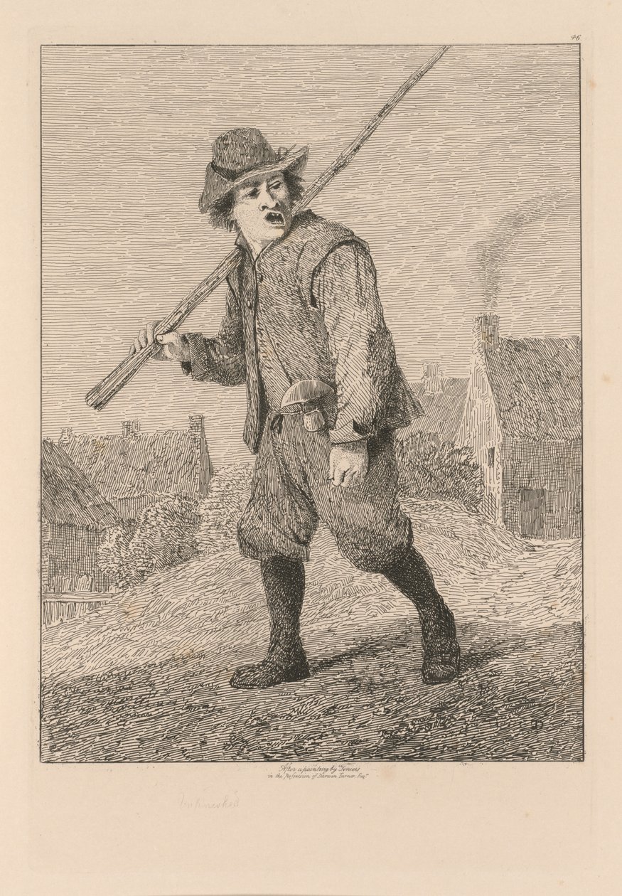 Liber Studiorum: Plate 46, Skisse etter Teniers av John Sell Cotman