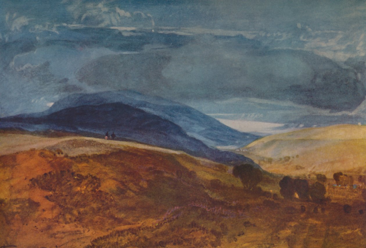 Fjellscene, 1923 av John Sell Cotman
