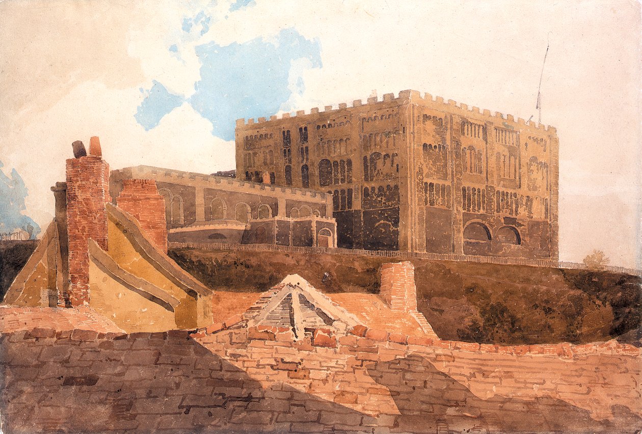 Norwich castle, ca. 1808-9 (wc på papir) av John Sell Cotman