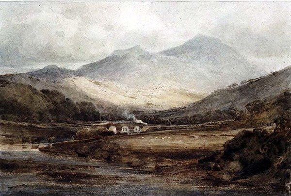Tan y Bwlch, Merionethshire av John Sell Cotman