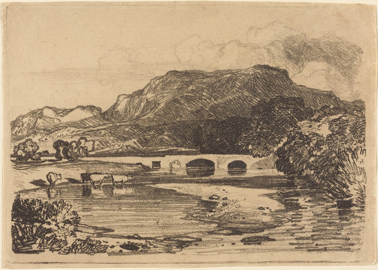 Tan y Bwlch, Nord-Wales av John Sell Cotman