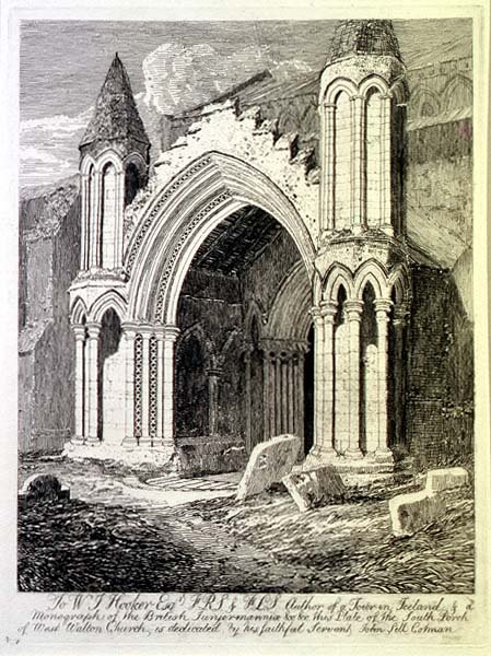 The South Porch of West Walton Church, plate 33 fra 