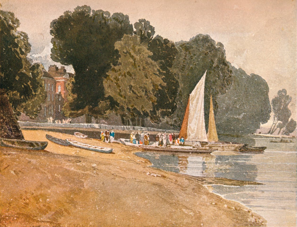 Twickenham, c1808 av John Sell Cotman