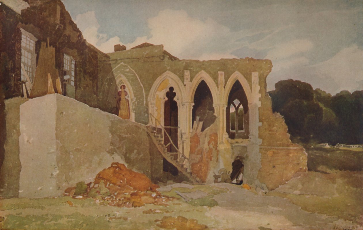 Walsingham Abbey, 1923 av John Sell Cotman