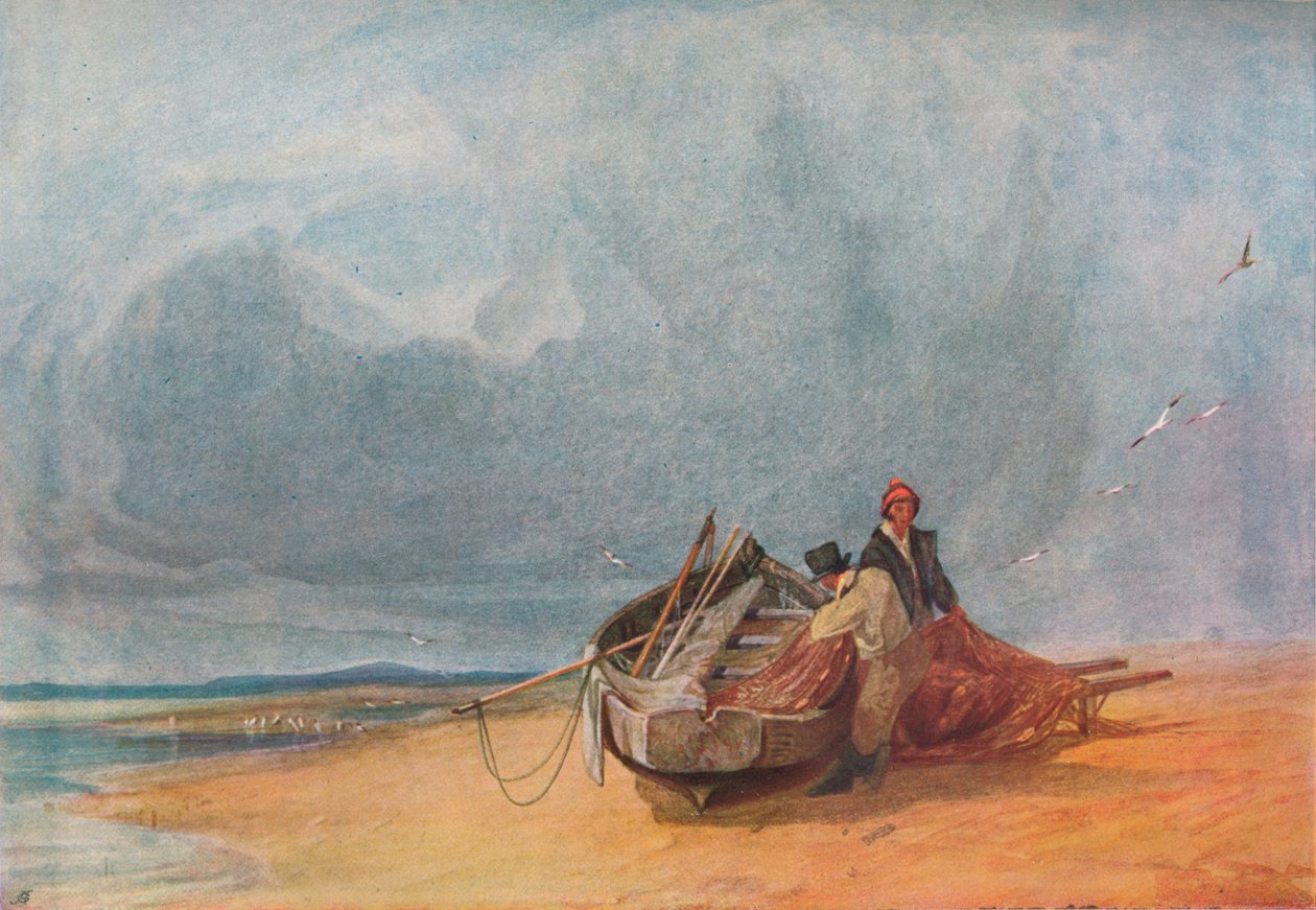 Yarmouth Beach, c1808 av John Sell Cotman