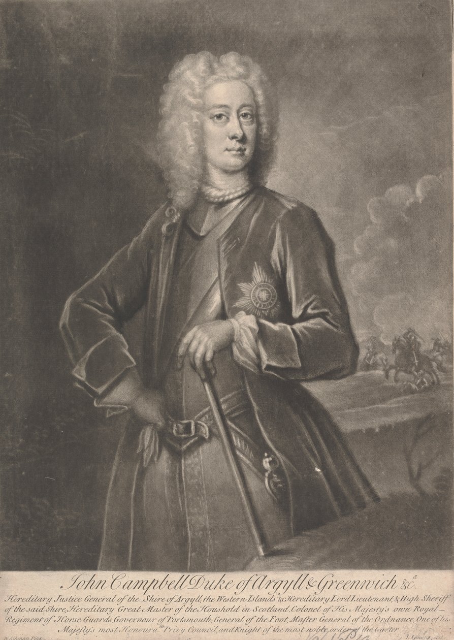 John Campbell, 2. hertug av Argyll, 1. hertug av Greenwich av John Simon