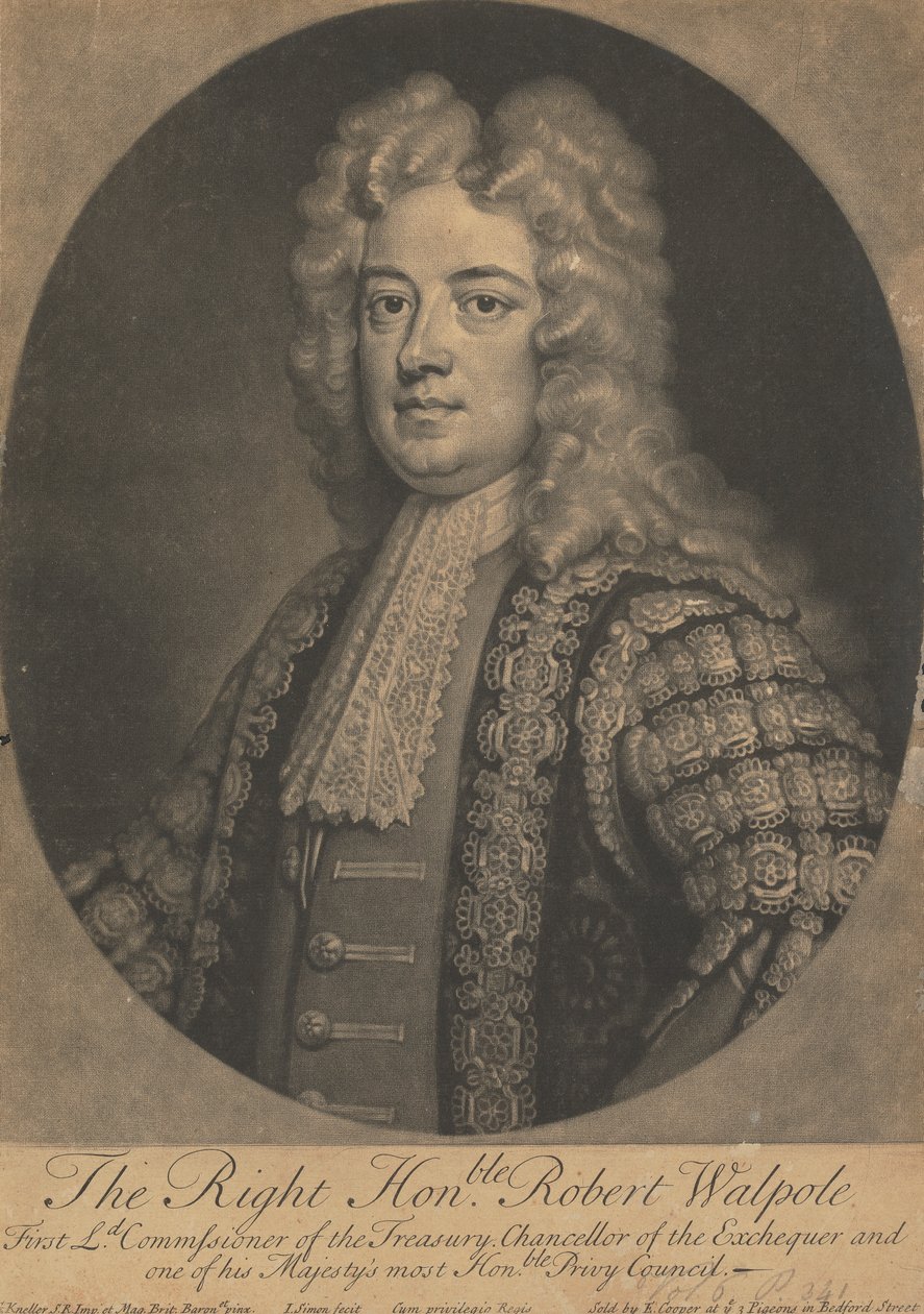 Sir Robert Walpole av John Simon