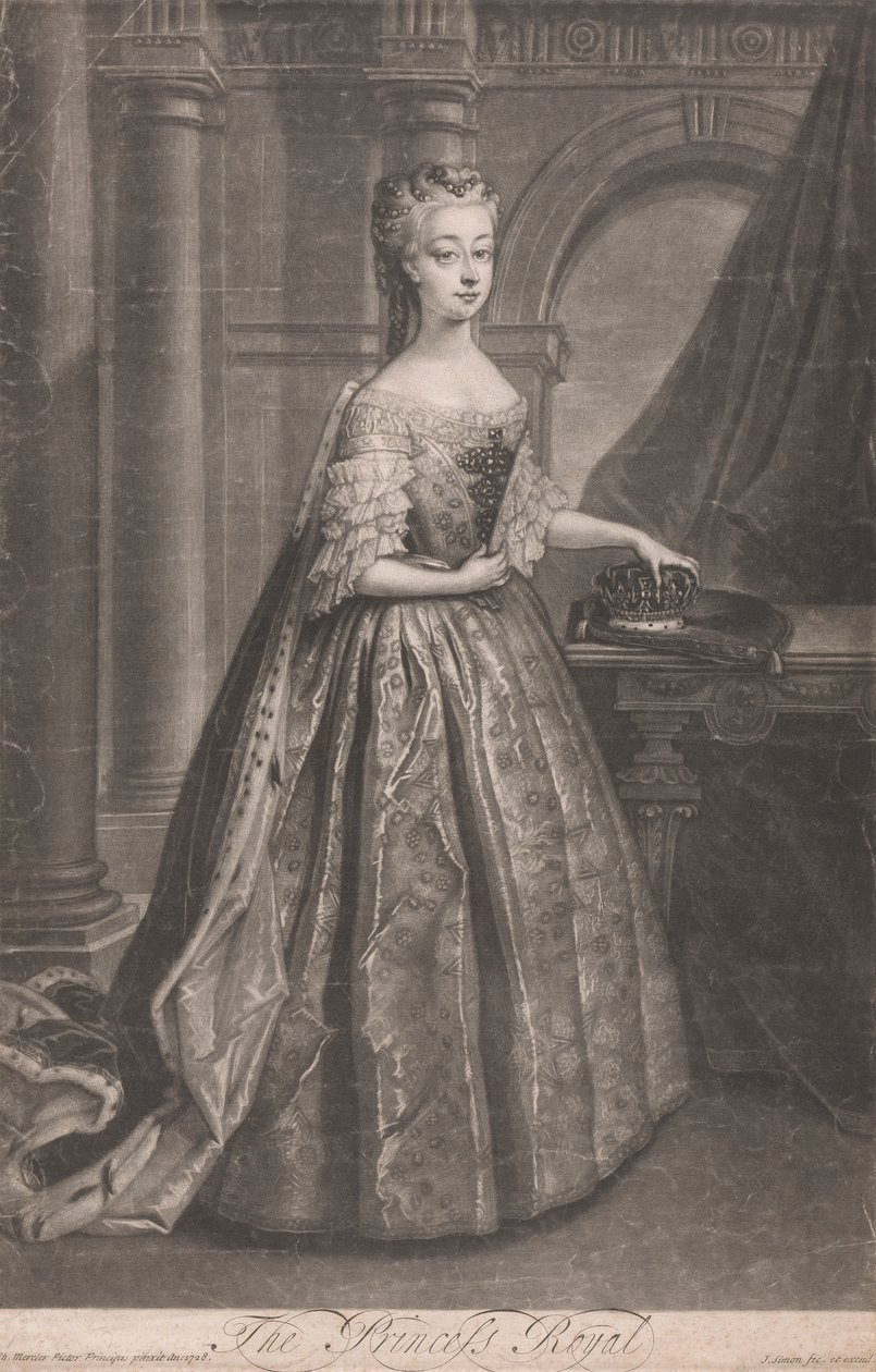 The Princess Royal (Prinsesse Ann, eldste datter av George II) av John Simon