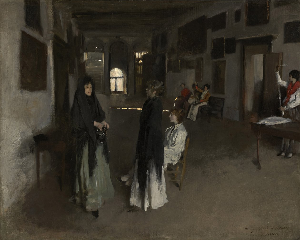 Et venetiansk interiør, ca. 1880-82 av John Singer Sargent