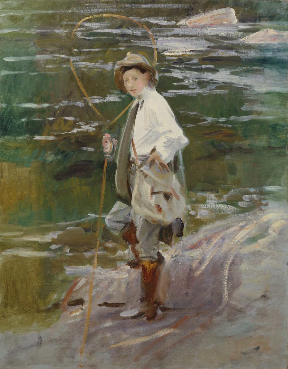 En ung laksefisker, 1901 av John Singer Sargent