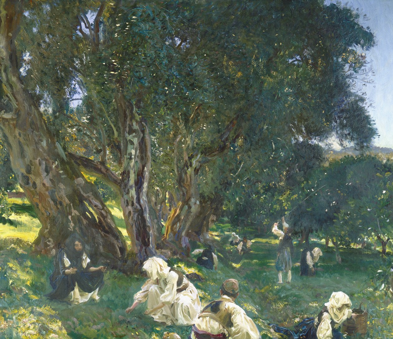 Albanske olivensamlere av John Singer Sargent