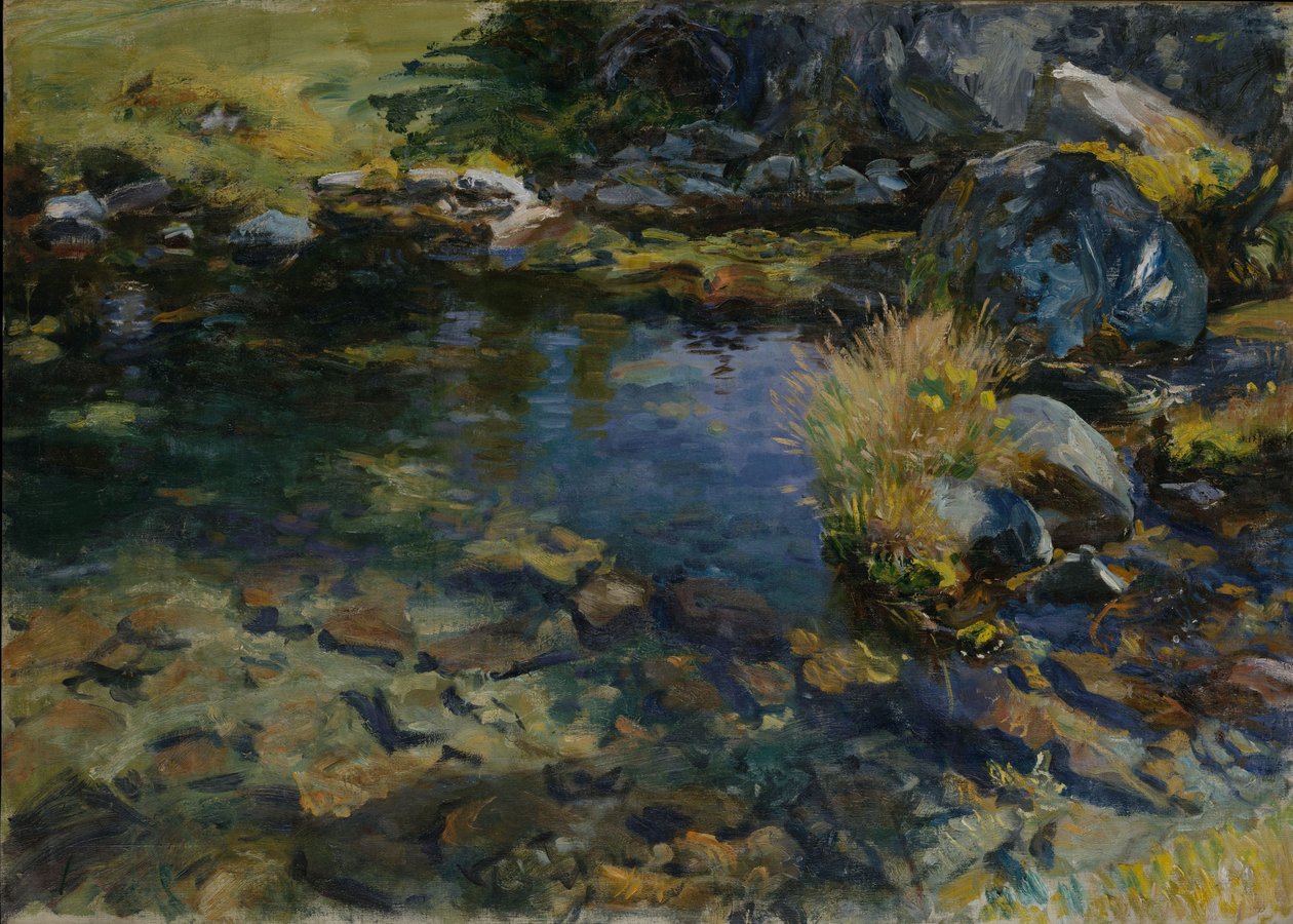 Alpebasseng, 1907 av John Singer Sargent
