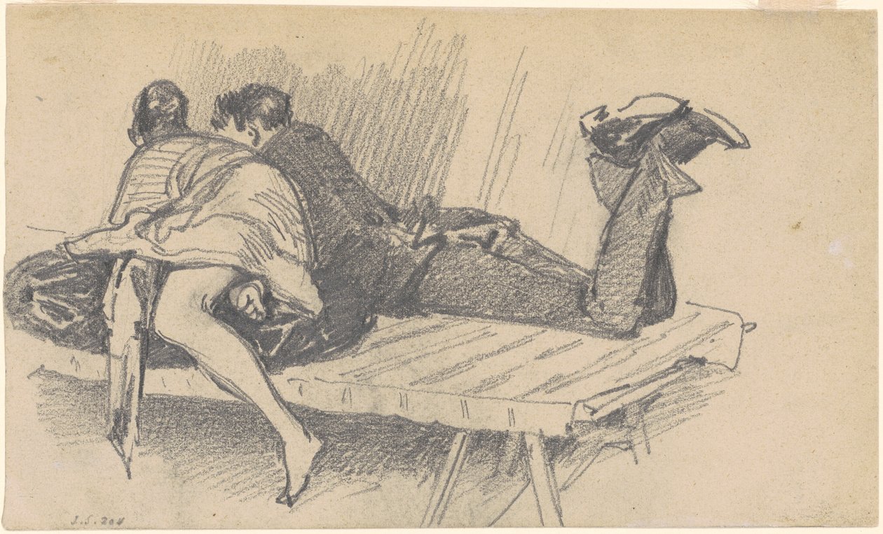 Par på barneseng, ca. 1874-1877. av John Singer Sargent
