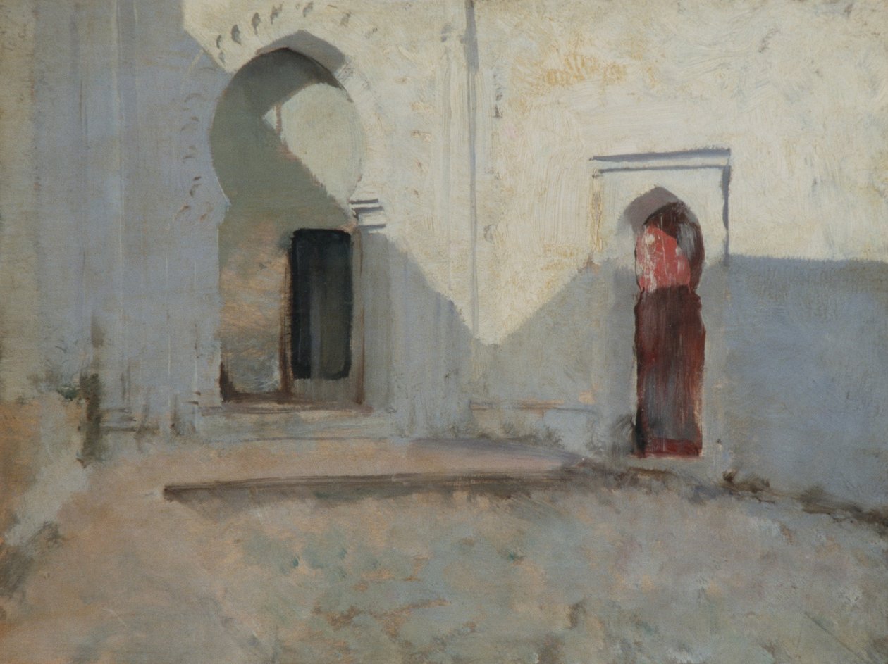 Gårdsplassen, Tetuan, Marokko, 1879-80 av John Singer Sargent