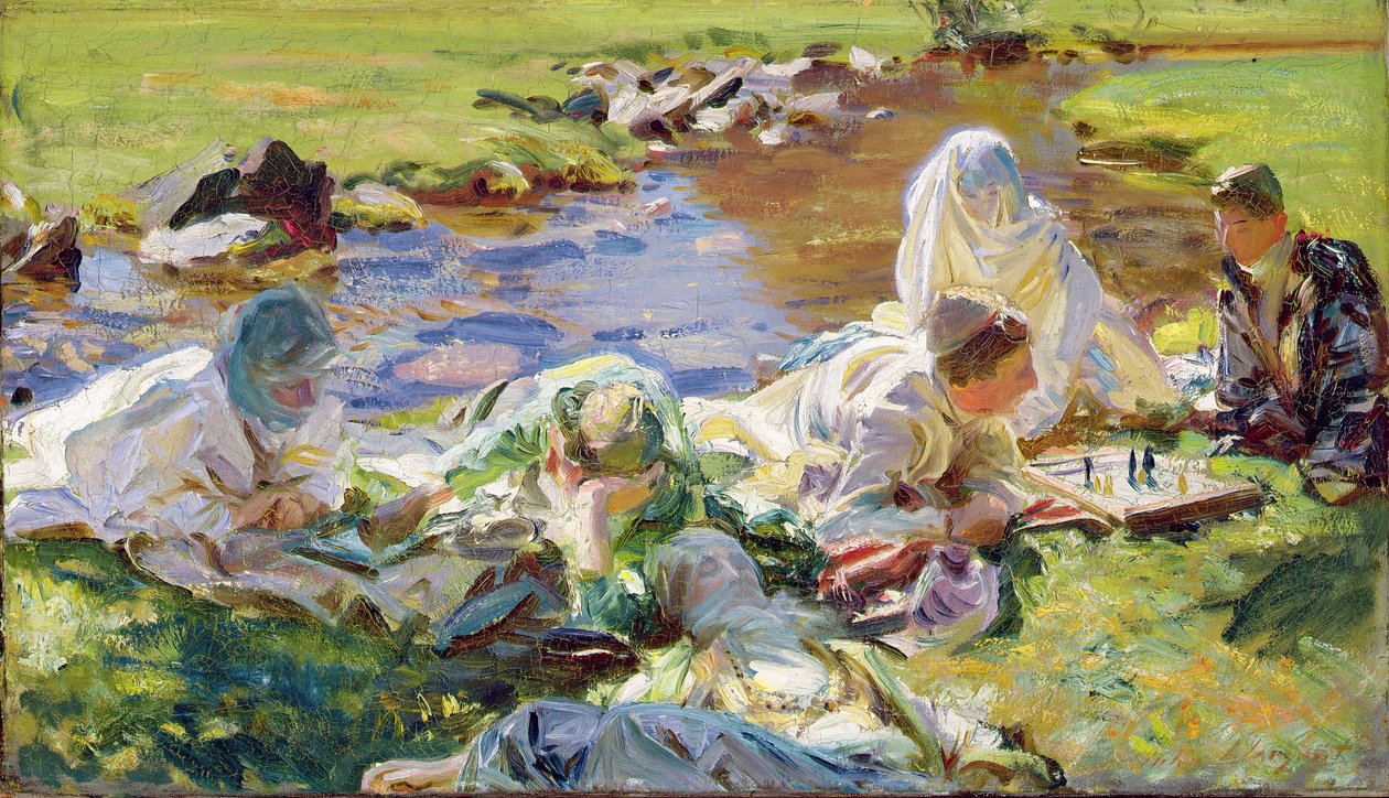 Dolce far niente, ca. 1907 av John Singer Sargent