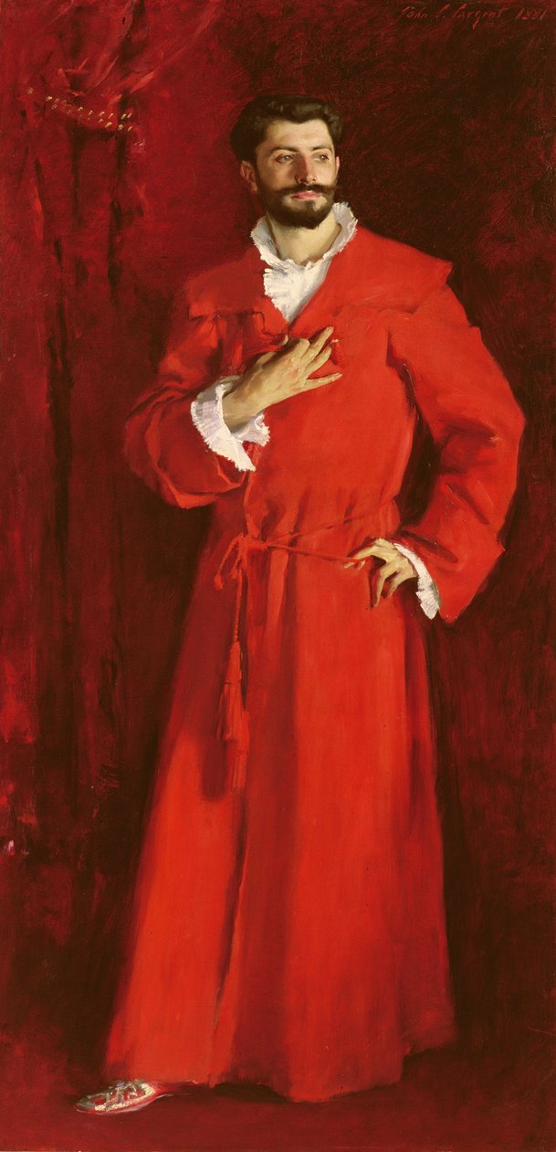 Dr. Pozzi hjemme, 1881 av John Singer Sargent