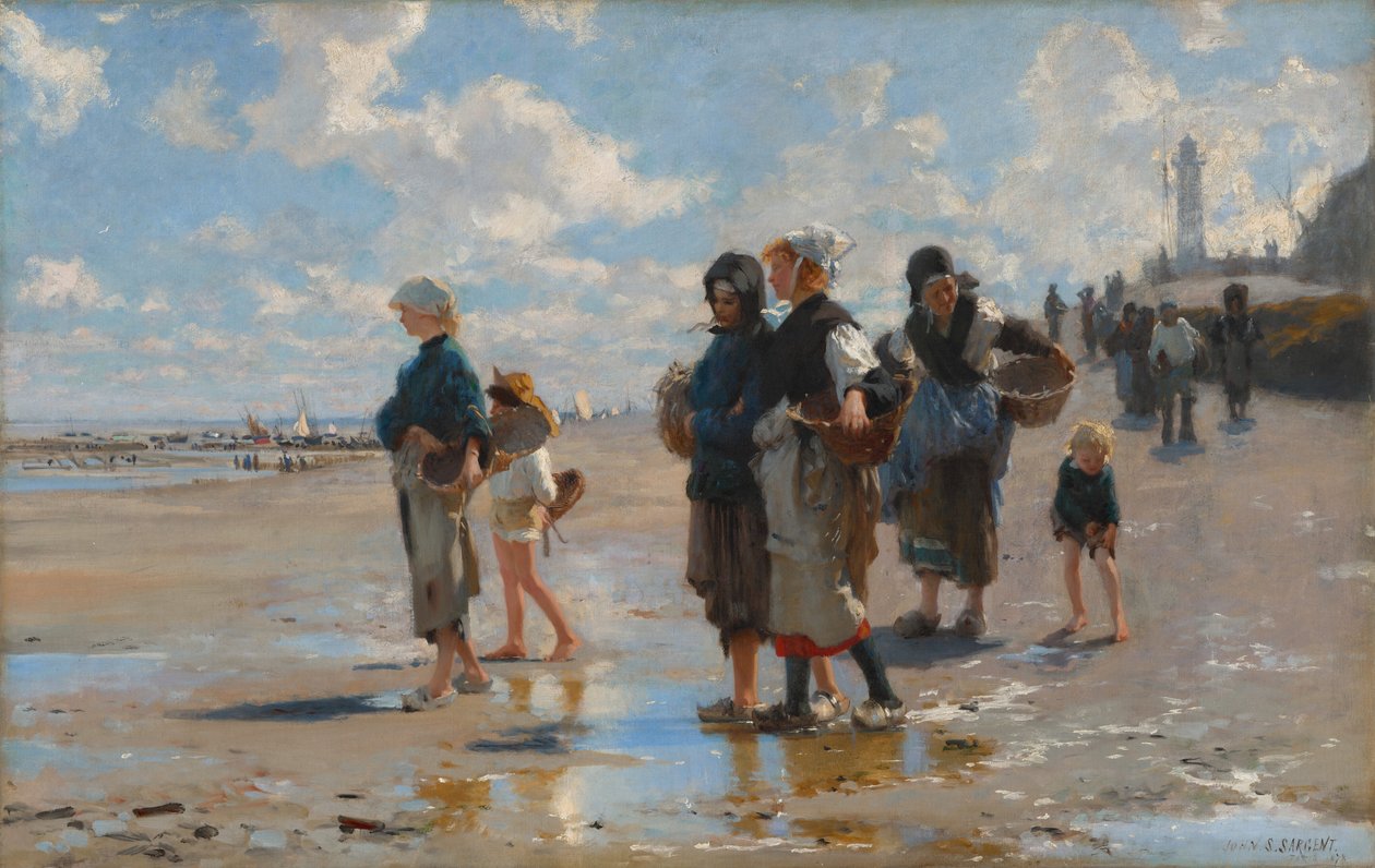 På vei ut for å fiske av John Singer Sargent