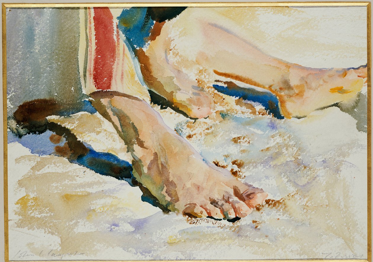 Føtter til en araber, Tiberias av John Singer Sargent