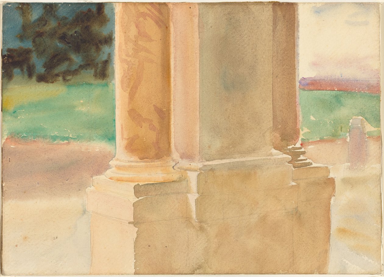 Frascati, arkitektonisk studie av John Singer Sargent
