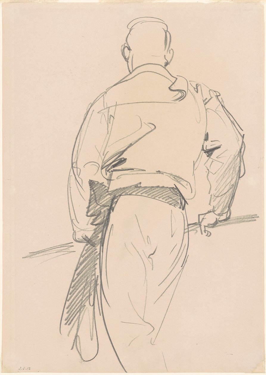 Gondolier, Venezia, 1912. av John Singer Sargent