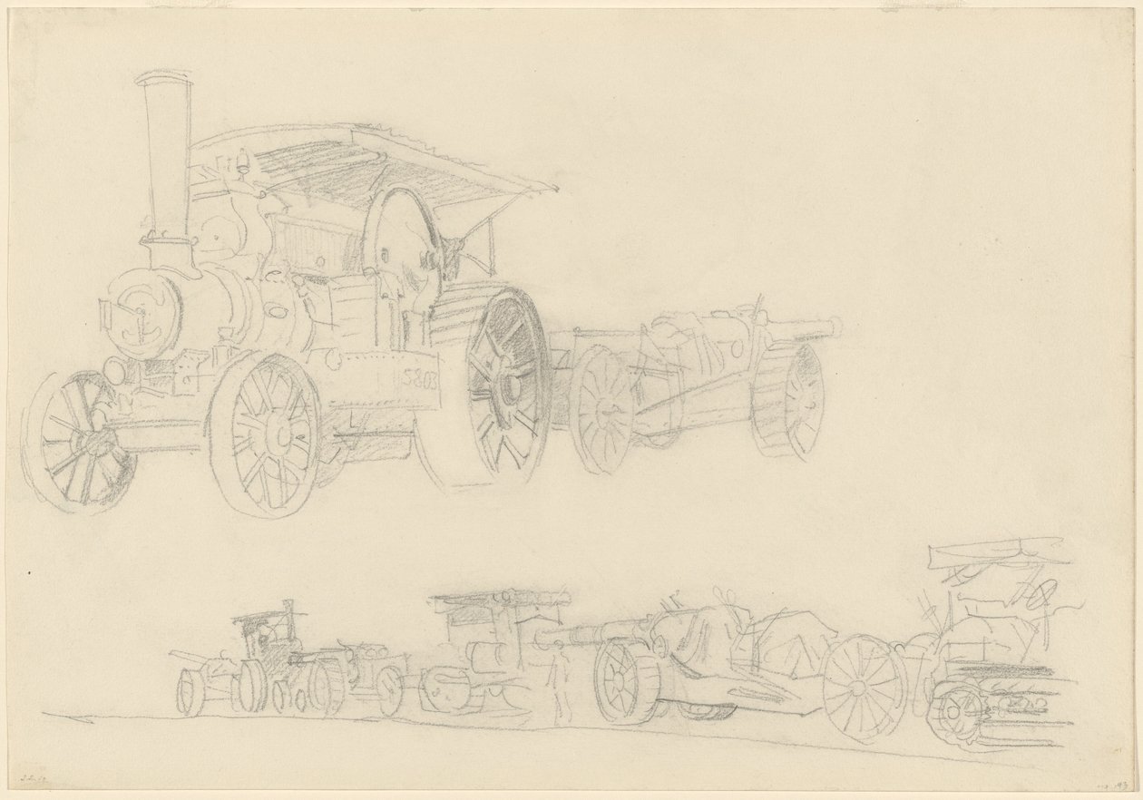 Våpenvogner, Frankrike av John Singer Sargent