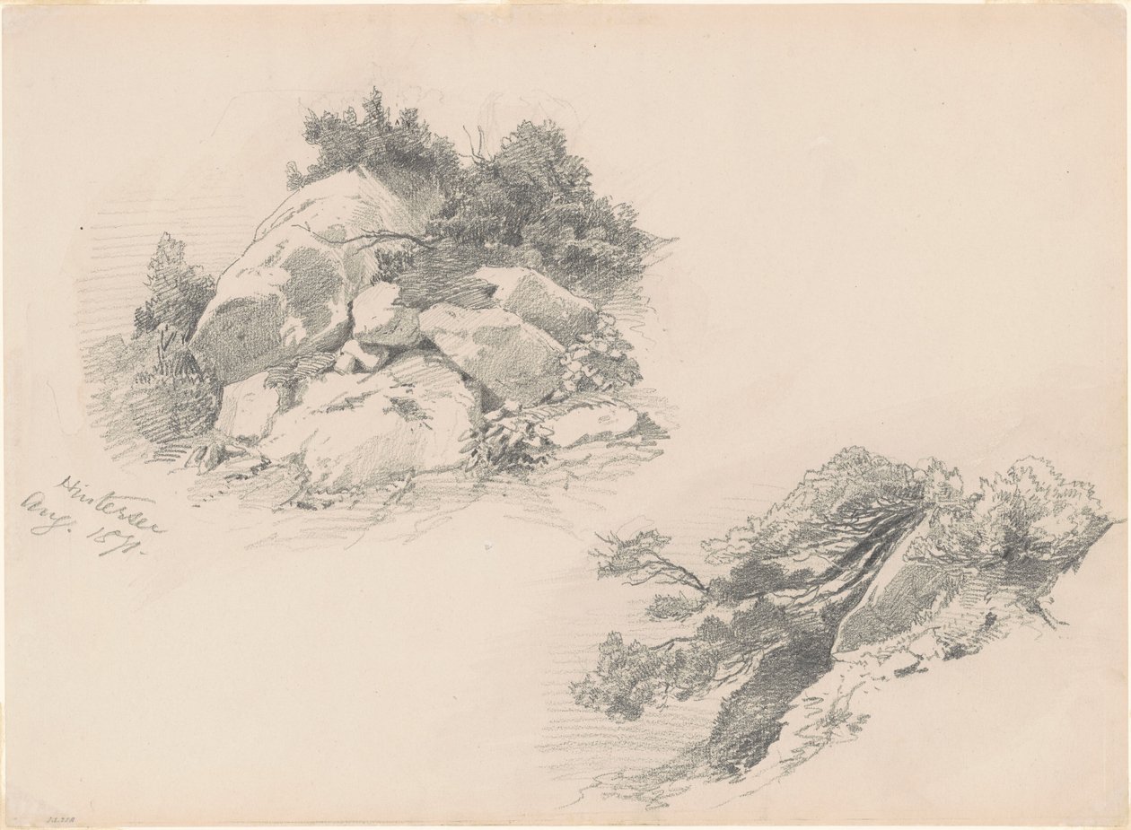 Hintersee, Tyskland av John Singer Sargent