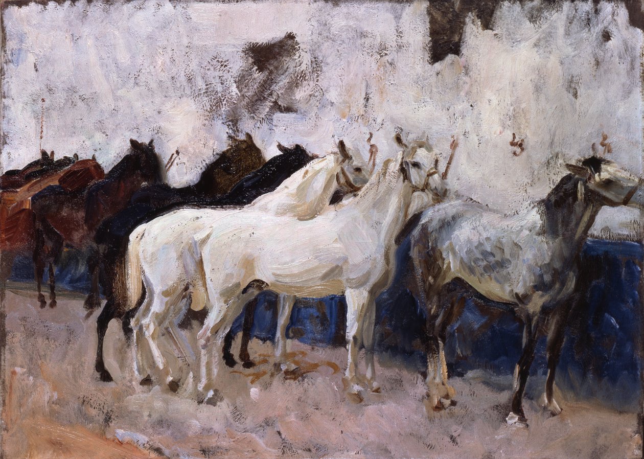 Hester på Palma, Mallorca, Spania, 1908 av John Singer Sargent