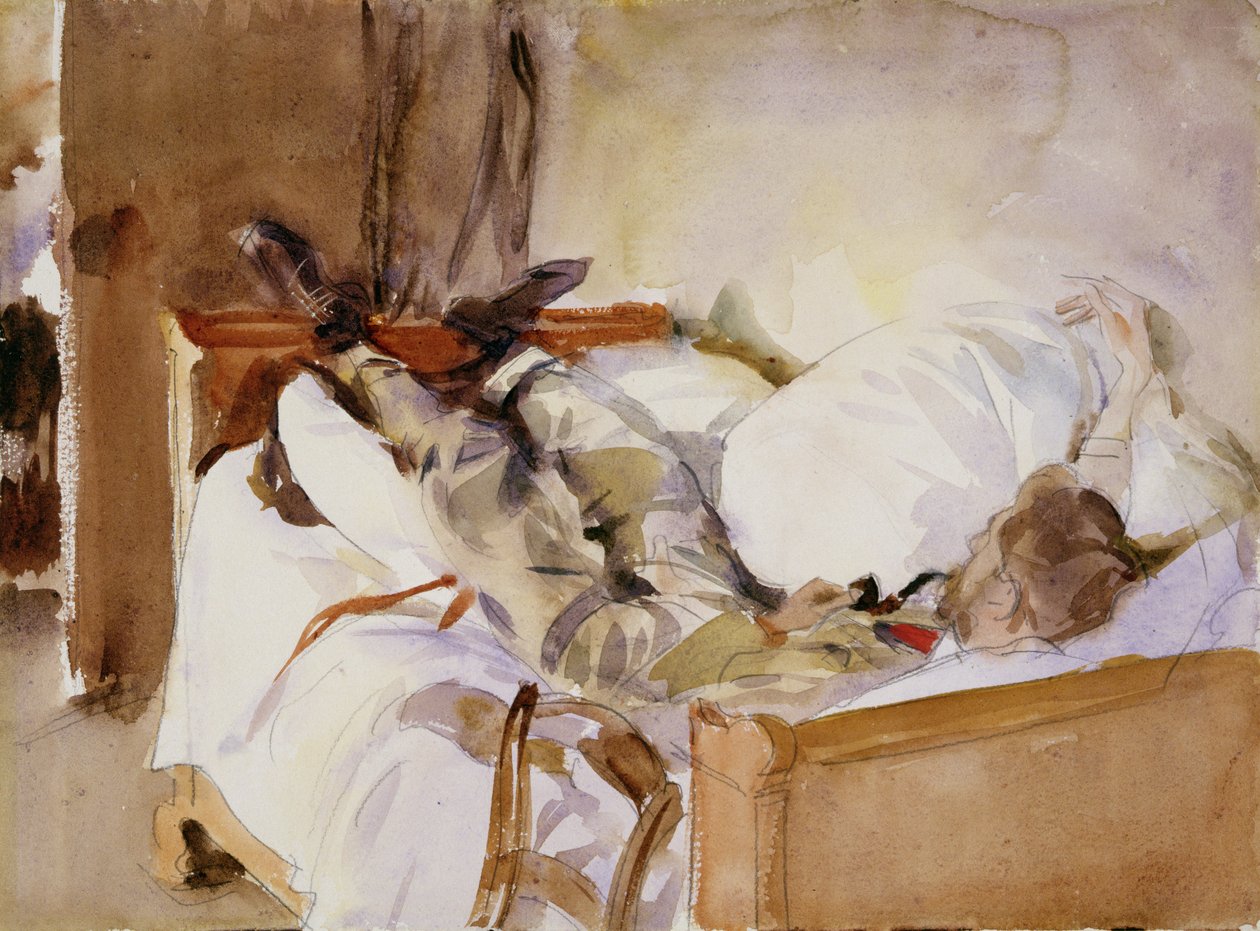 I Sveits (wc på papir) av John Singer Sargent