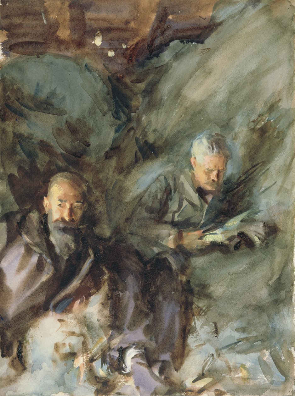 In a Hayloft, ca. 1904-07 (wc på papir) av John Singer Sargent