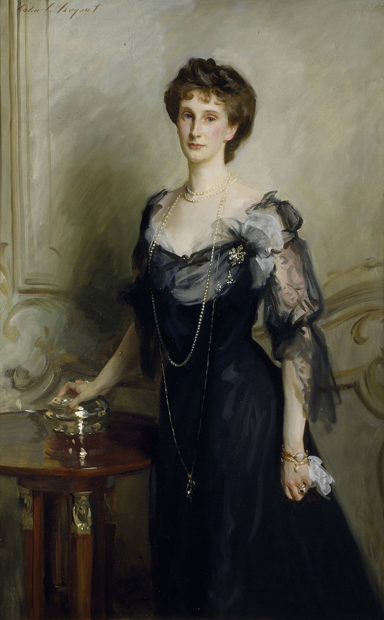 Lady Evelyn Cavendish (olje på lerret) av John Singer Sargent