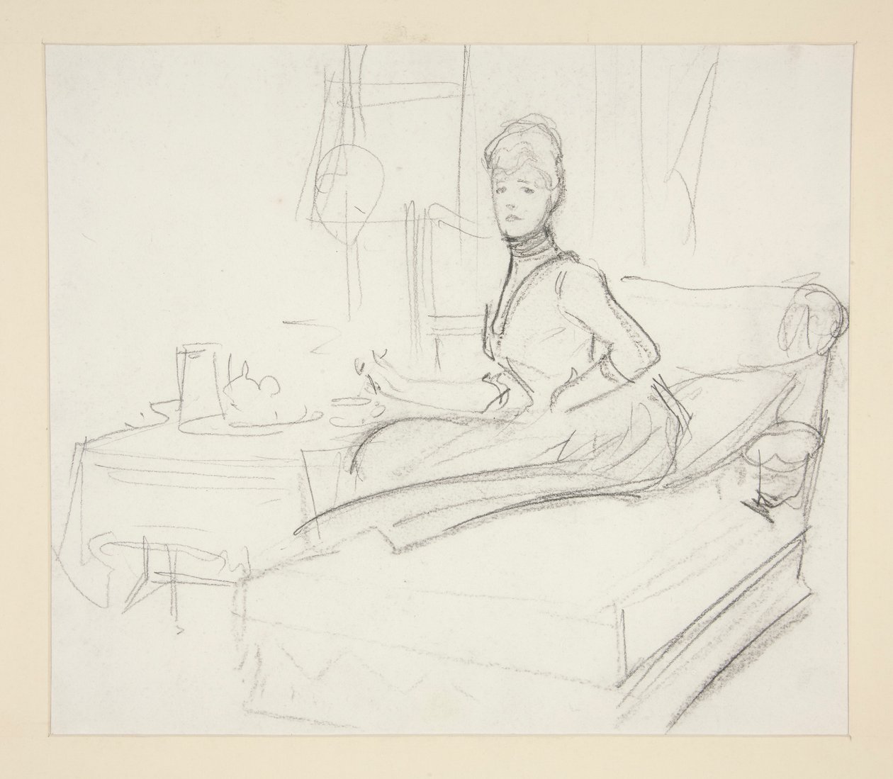 Dame ved tebordet av John Singer Sargent