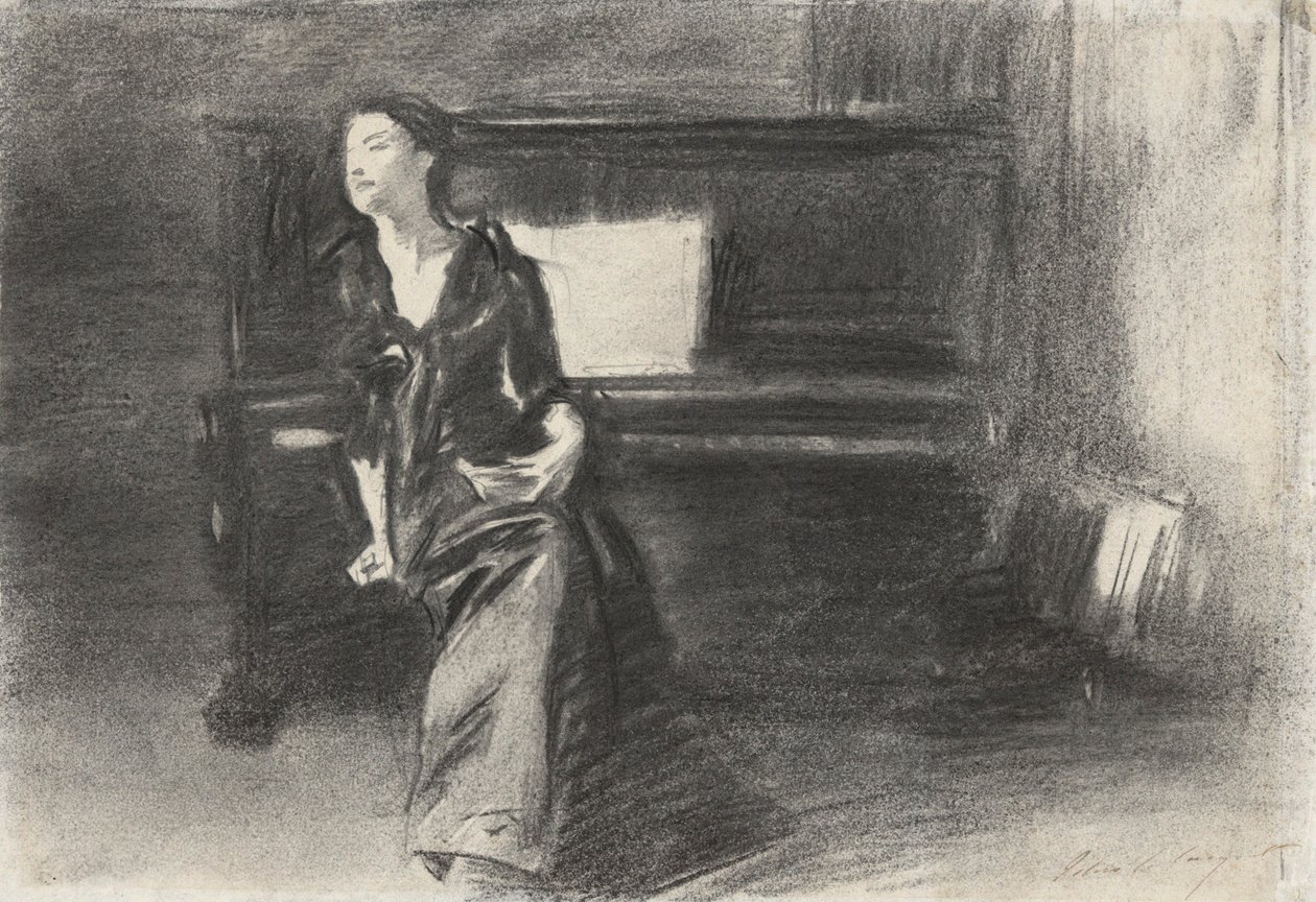 Dame ved pianoet av John Singer Sargent