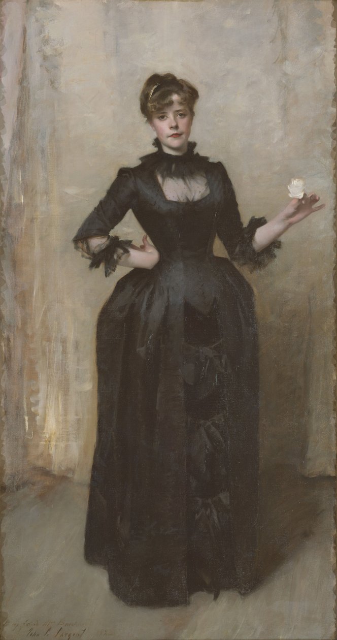 Lady with the Rose (Charlotte Louise Burckhardt), 1882 av John Singer Sargent
