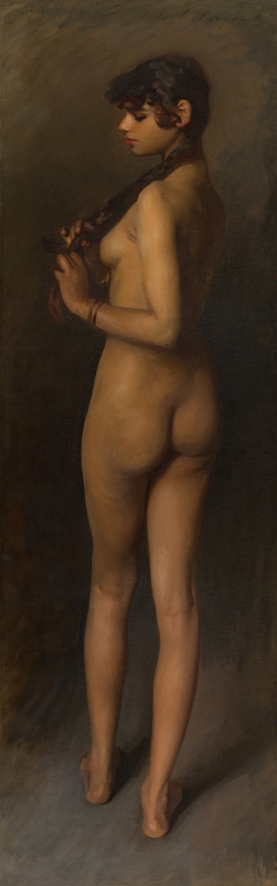 Livsstudie (studie av en egyptisk jente) av John Singer Sargent