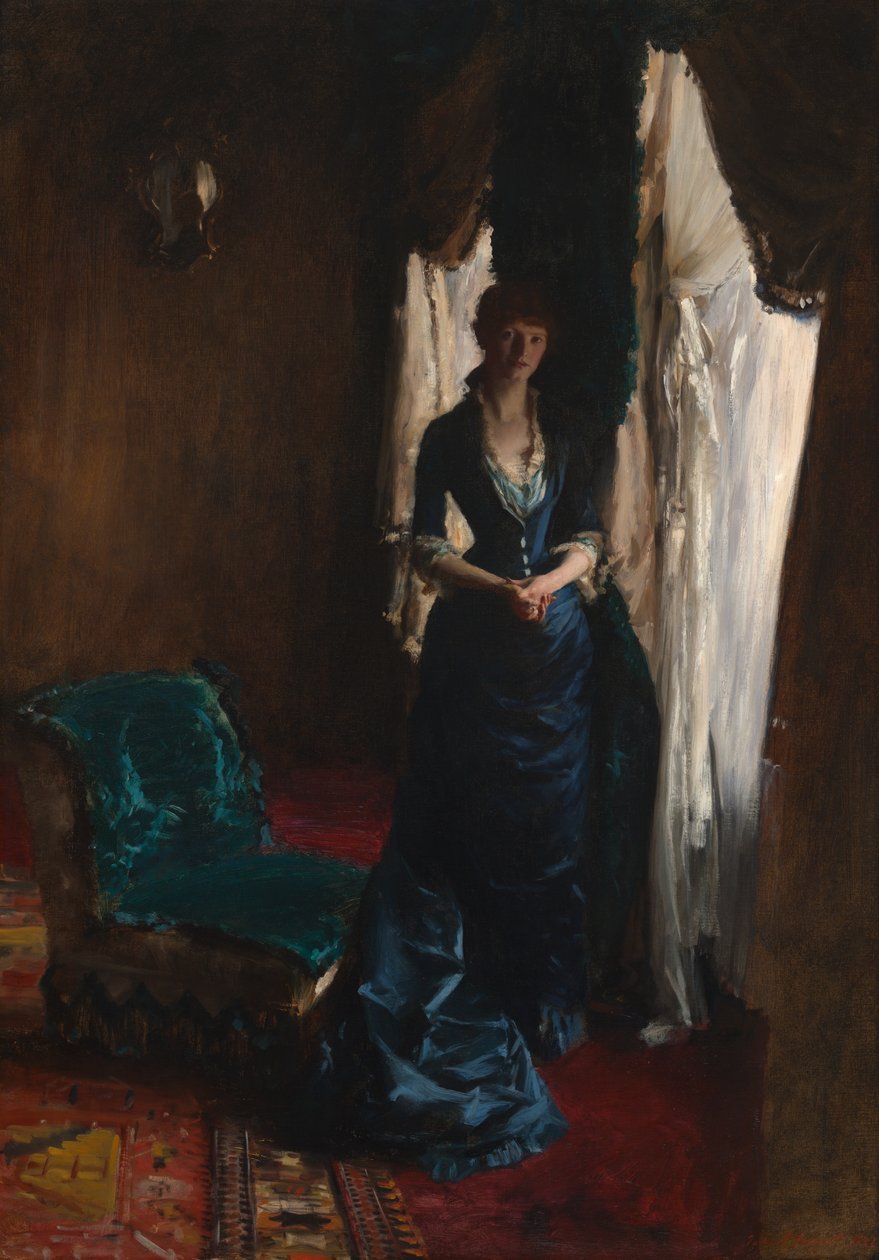 Madame Paul Escudier Louise Lefevre, 1882. av John Singer Sargent
