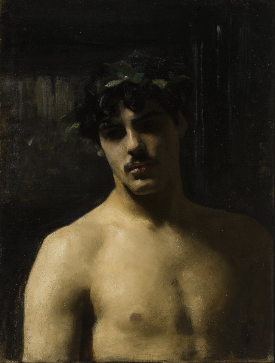 Mann med laurbærkrans av John Singer Sargent
