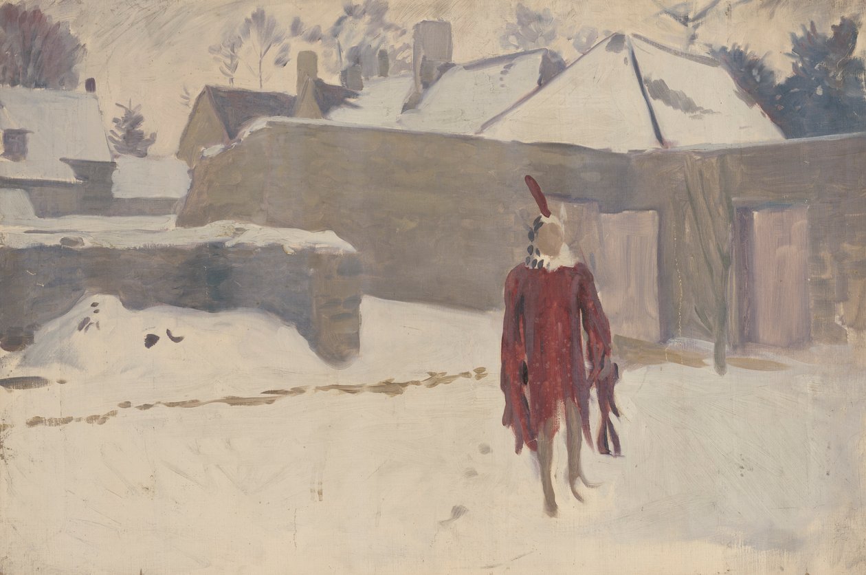 Mannikin i snøen av John Singer Sargent