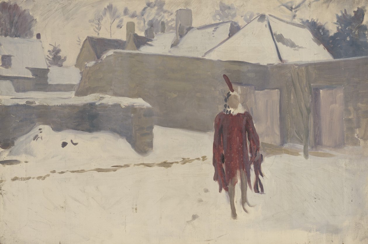 Mannikin i snøen, ca. 1893-5 av John Singer Sargent