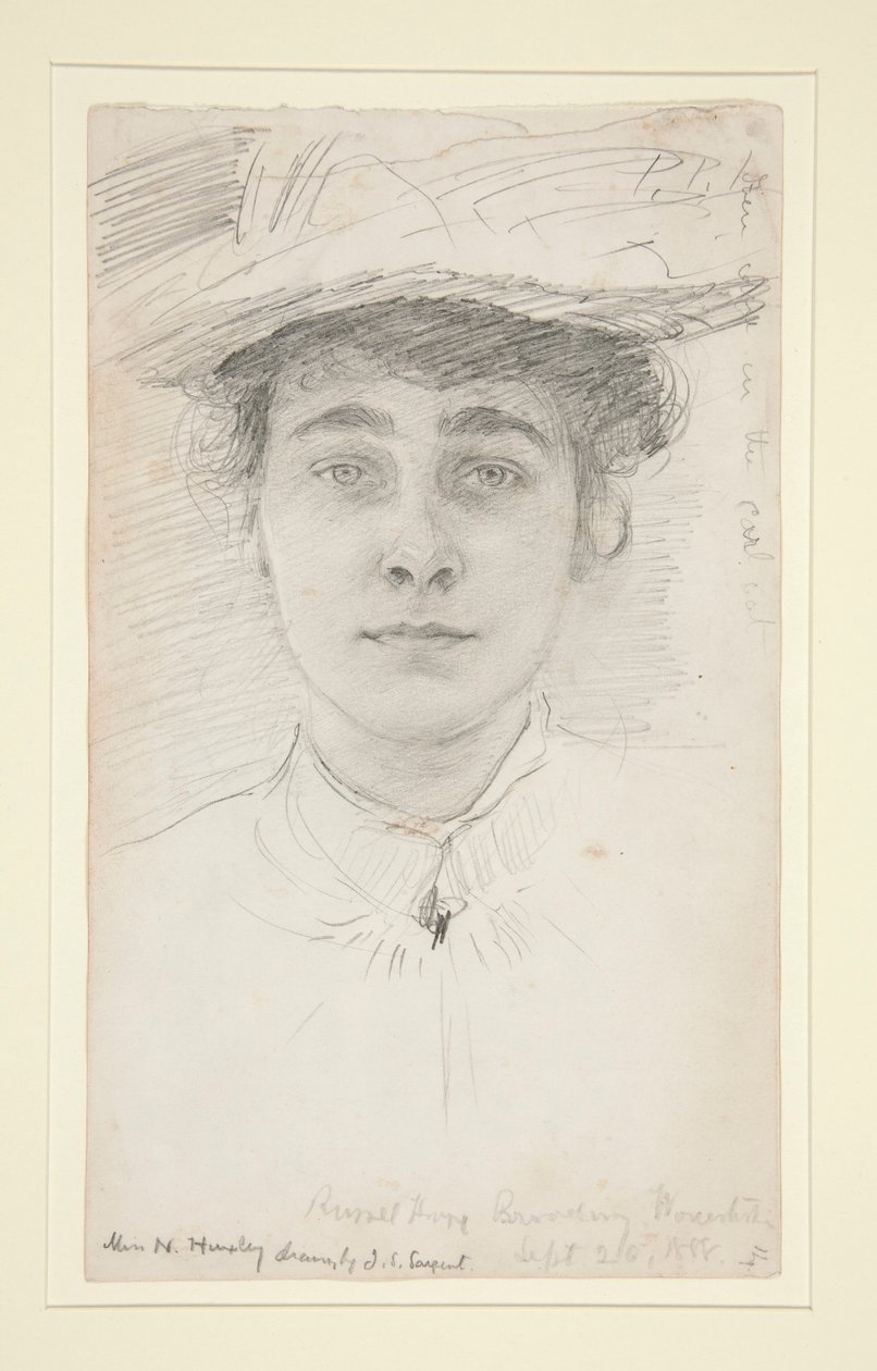 Frøken N. Huxley av John Singer Sargent
