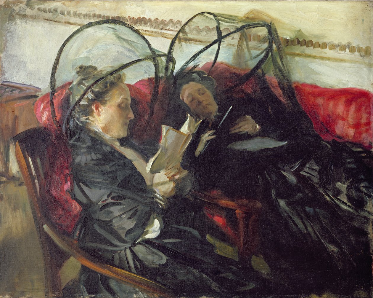 Myggnett, 1908 av John Singer Sargent